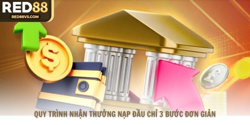 Quy trình nhận thưởng nạp đầu chỉ 3 bước đơn giản